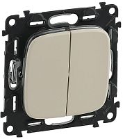 Выключатель без рамки Legrand Valena Allure 2-кл. слоновая кость   картинка